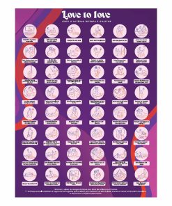 Love To Love Chasing Memories Scratch Off Intimate Bucket List
