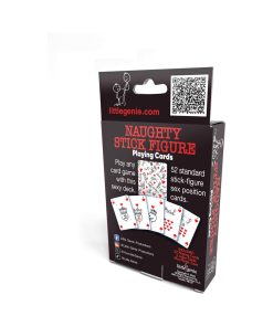 Naughty Stick Figure Playing Cards