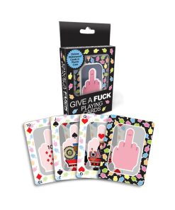 Fu Middle Finger Waterproof Playing Cards