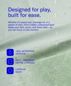 Dame Thro Waterproof Sex Blanket Sage