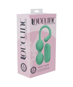 Loveline Pelvifit Beads Kegel Vibe Waterproof Remote Green