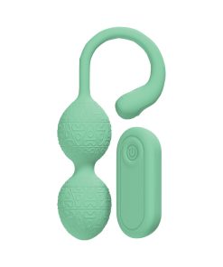 Alternative view of Loveline Pelvifit Beads Kegel Vibe Waterproof Remote Green