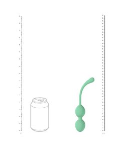 Loveline Pelvifit Beads Kegel Vibe Waterproof Remote Green