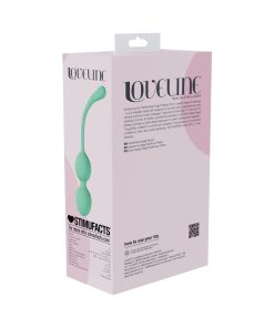 Loveline Pelvifit Beads Kegel Vibe Waterproof Remote Green