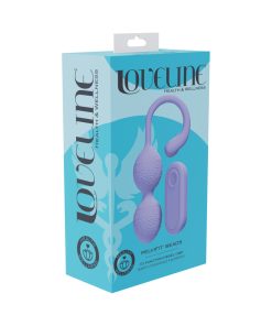 Loveline Pelvifit Beads Kegel Vibe Waterproof Remote Lavender