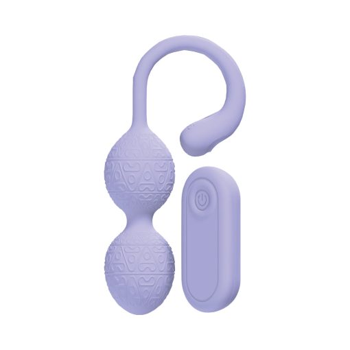 Loveline Pelvifit Beads Kegel Vibe Waterproof Remote Lavender - Image 2