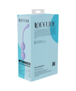 Loveline Pelvifit Beads Kegel Vibe Waterproof Remote Lavender