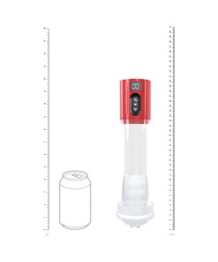 Pumped Hyperlift Masturbator Suction Metallic Red