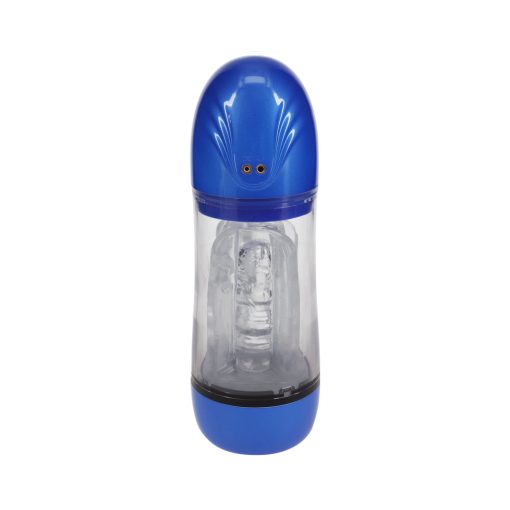 Pumped Sonicpull Masturbator Suction Vibration Multimedia Enhanced Metallic Blue - Image 5