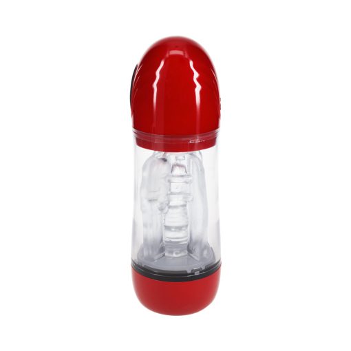 Pumped Sonicpull Masturbator Suction Vibration Multimedia Enhanced Metallic Red - Image 5