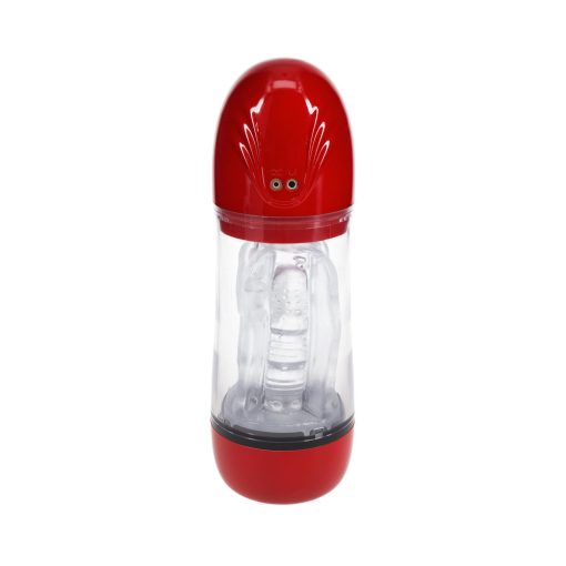 Pumped Sonicpull Masturbator Suction Vibration Multimedia Enhanced Metallic Red - Image 6