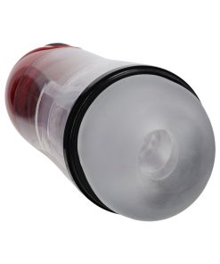Pumped Sonicpull Masturbator Suction Vibration Multimedia Enhanced Metallic Red