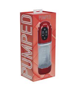 Pumped Technothrust Automatic Masturbator Waterproof Metallic Red