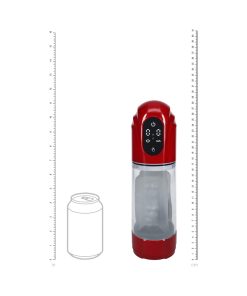 Pumped Technothrust Automatic Masturbator Waterproof Metallic Red