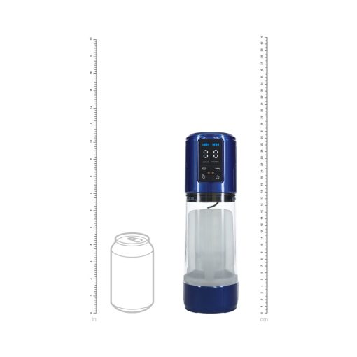 Pumped Ultralift Automatic Masturbator Waterproof Metallic Blue - Image 3