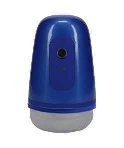 Pumped Vibrobator Masturbator Negative Pressure Suction Vibration Metallic Blue