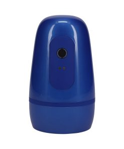 Pumped Vibrobator Masturbator Negative Pressure Suction Vibration Metallic Blue