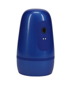 Pumped Vibrobator Masturbator Negative Pressure Suction Vibration Metallic Blue