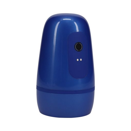 Pumped Vibrobator Masturbator Negative Pressure Suction Vibration Metallic Blue - Image 5