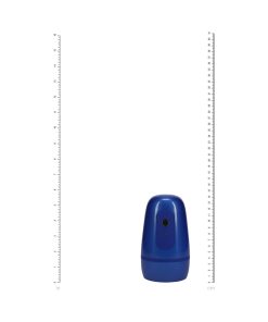 Pumped Vibrobator Masturbator Negative Pressure Suction Vibration Metallic Blue