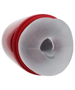 Pumped Vibrobator Masturbator Negative Pressure Suction Vibration Metallic Red