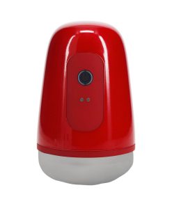 Pumped Vibrobator Masturbator Negative Pressure Suction Vibration Metallic Red
