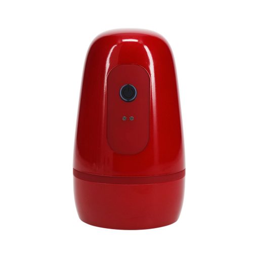 Pumped Vibrobator Masturbator Negative Pressure Suction Vibration Metallic Red - Image 4