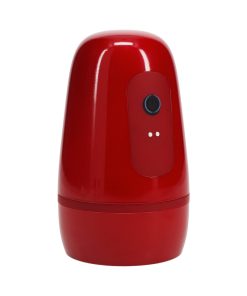 Pumped Vibrobator Masturbator Negative Pressure Suction Vibration Metallic Red