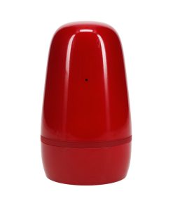 Pumped Vibrobator Masturbator Negative Pressure Suction Vibration Metallic Red