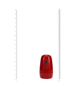 Pumped Vibrobator Masturbator Negative Pressure Suction Vibration Metallic Red