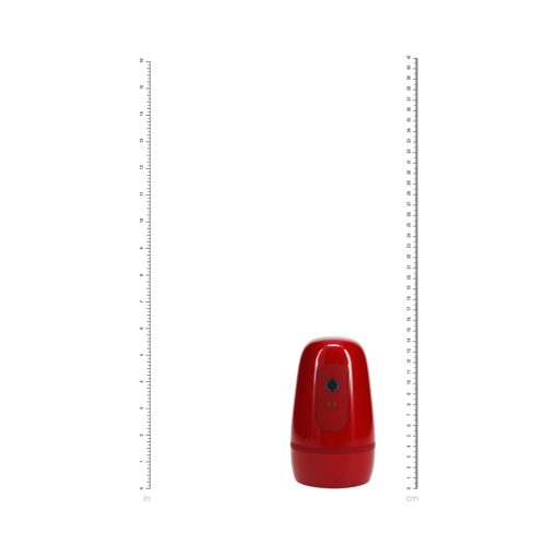 Pumped Vibrobator Masturbator Negative Pressure Suction Vibration Metallic Red - Image 7