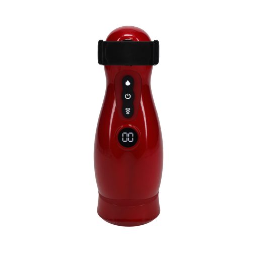 Pumped Virtuo Masturbator Suction Vibration Phone Attachment Metallic Red - Image 6
