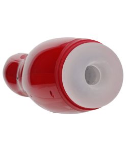 Pumped Virtuo Masturbator Suction Vibration Phone Attachment Metallic Red