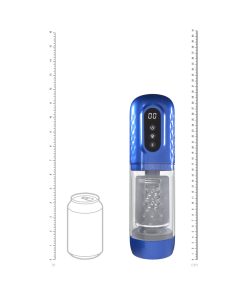 Pumped Vortex Masturbator Metallic Blue