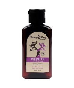Earthly Body At Night Aphrodisiac Massage Oil Ylang Ylang Lavender 2 Oz.