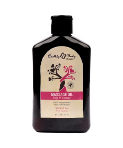 Earthly Body At Night Aphrodisiac Massage Oil Wild Pink Rose 8.4 Oz.