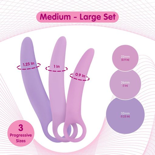 Skins Care Curved Dilators 3-Piece Set (Medium Large) - Image 3