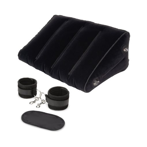 Lux Fetish Inflatable Position Wedge With Detachable Cuffs - Image 2