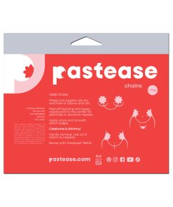Pastease Chains: Shattered Glass Disco Ball Green Weed With Gold Chain Pasties