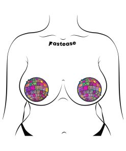 Pastease Disco Ball Nipple Covers Shimmering Glitter Pasties