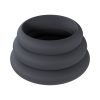 Levelz Wide O Silicone Cock Ring Set Of 3 (30Mm/35Mm/42Mm) Black
