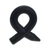 Levelz Pencil Liquid Silicone Cock Ring Black