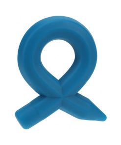 Levelz Pencil Liquid Silicone Cock Ring Teal