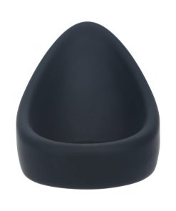 Levelz Teardrop Silicone Cock Ring Black