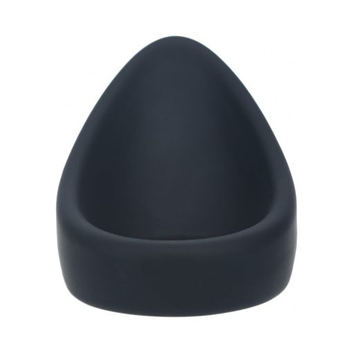 Levelz Teardrop Silicone Cock Ring Black - Image 4