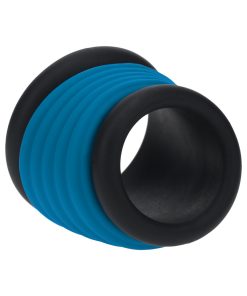 Levelz Tube Silicone Cock Ring Black/Teal