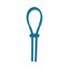 Levelz Wide Adjustable Silicone Lasso Cock Ring 5Mm Teal