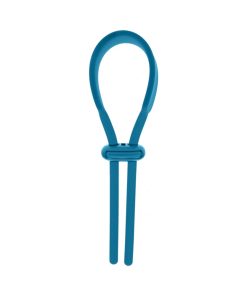 Levelz Wide Adjustable Silicone Lasso Cock Ring 5Mm Teal