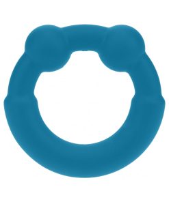 Levelz Metal & Silicone Cock Ring Teal