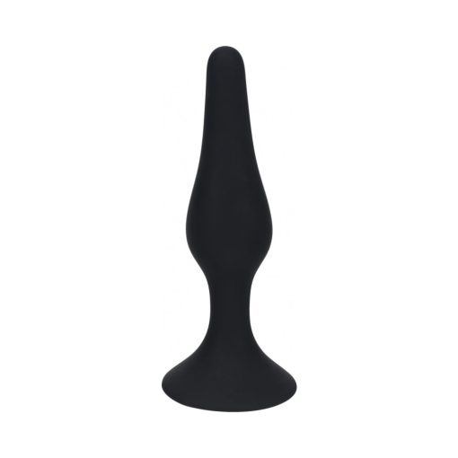 Levelz Slim Silicone Anal Plug Medium Black